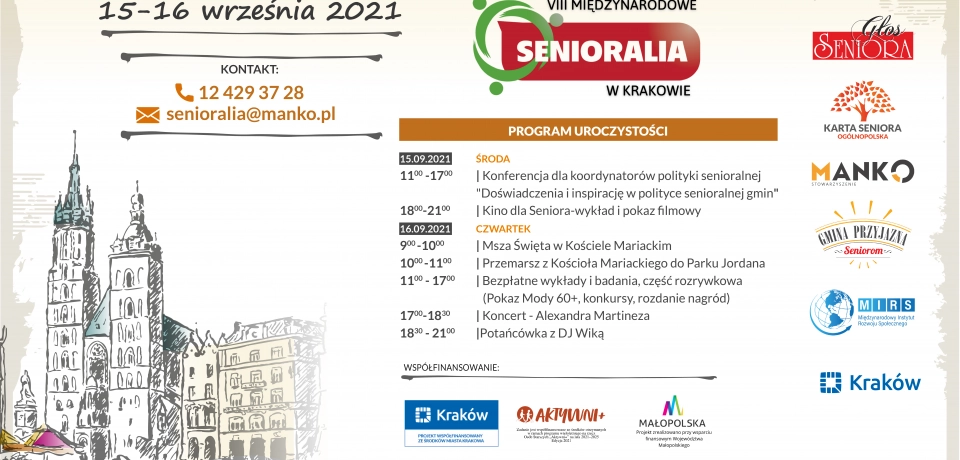 VIII Międzynarodowe Senioralia w Krakowie – Flexi.pl patronem medialnym wydarzenia