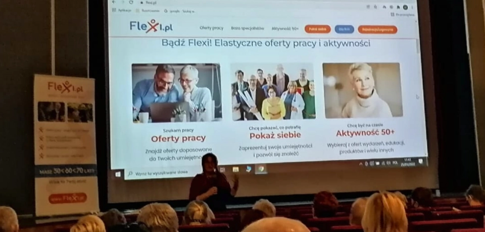 Ambasadorka Flexi.pl na Uniwersytecie Trzeciego Wieku w Lidzbarku Warmińskim