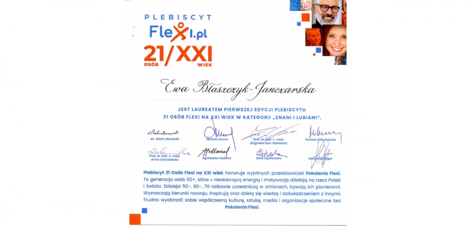 #Poznaj Laureatów Plebiscytu – Ewa Błaszczyk - Janczarska