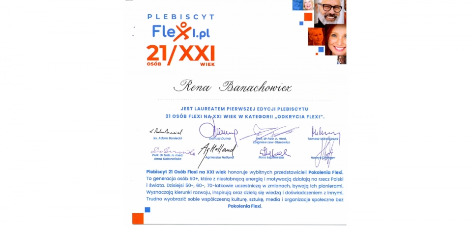 #Poznaj Laureatów Plebiscytu – Rena Banachowicz