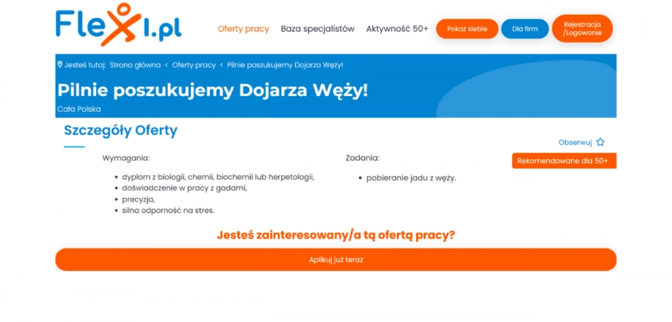 5 nietypowych zawodów dla Pokolenia Flexi, nie tylko na Prima Aprilis!