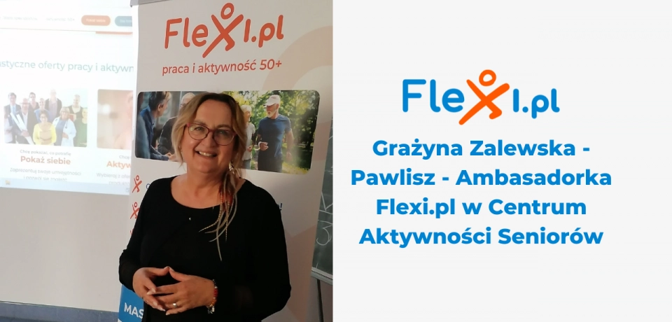 Wykład Ambasadorki Flexi.pl w Centrum Aktywności Seniorów