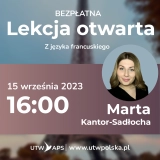 Darmowa lekcja języka francuskiego!