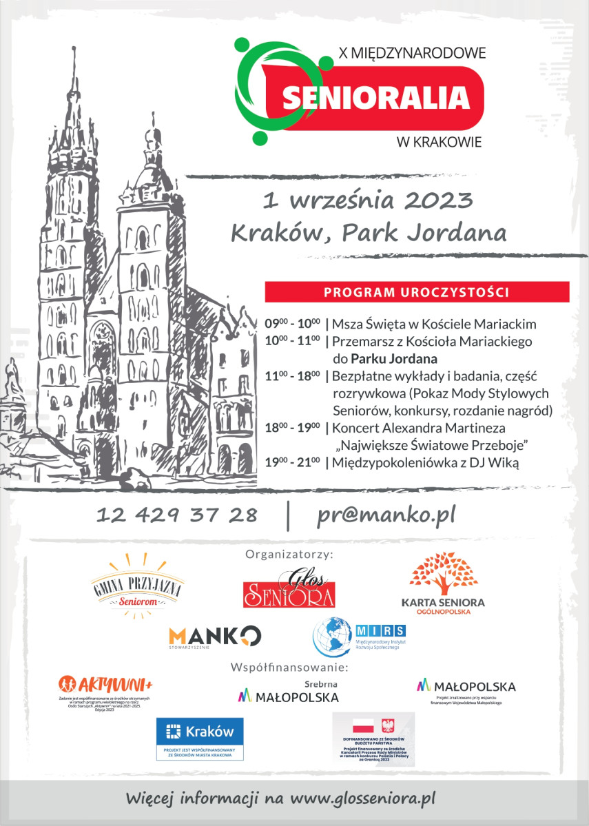 X Międzynarodowe Senioralia w Krakowie