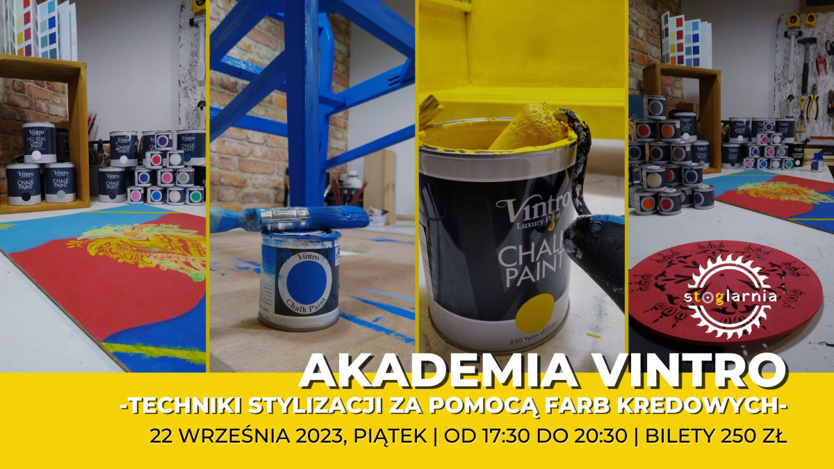 Akademia Vintro czyli warsztaty z technik stylizacji mebli