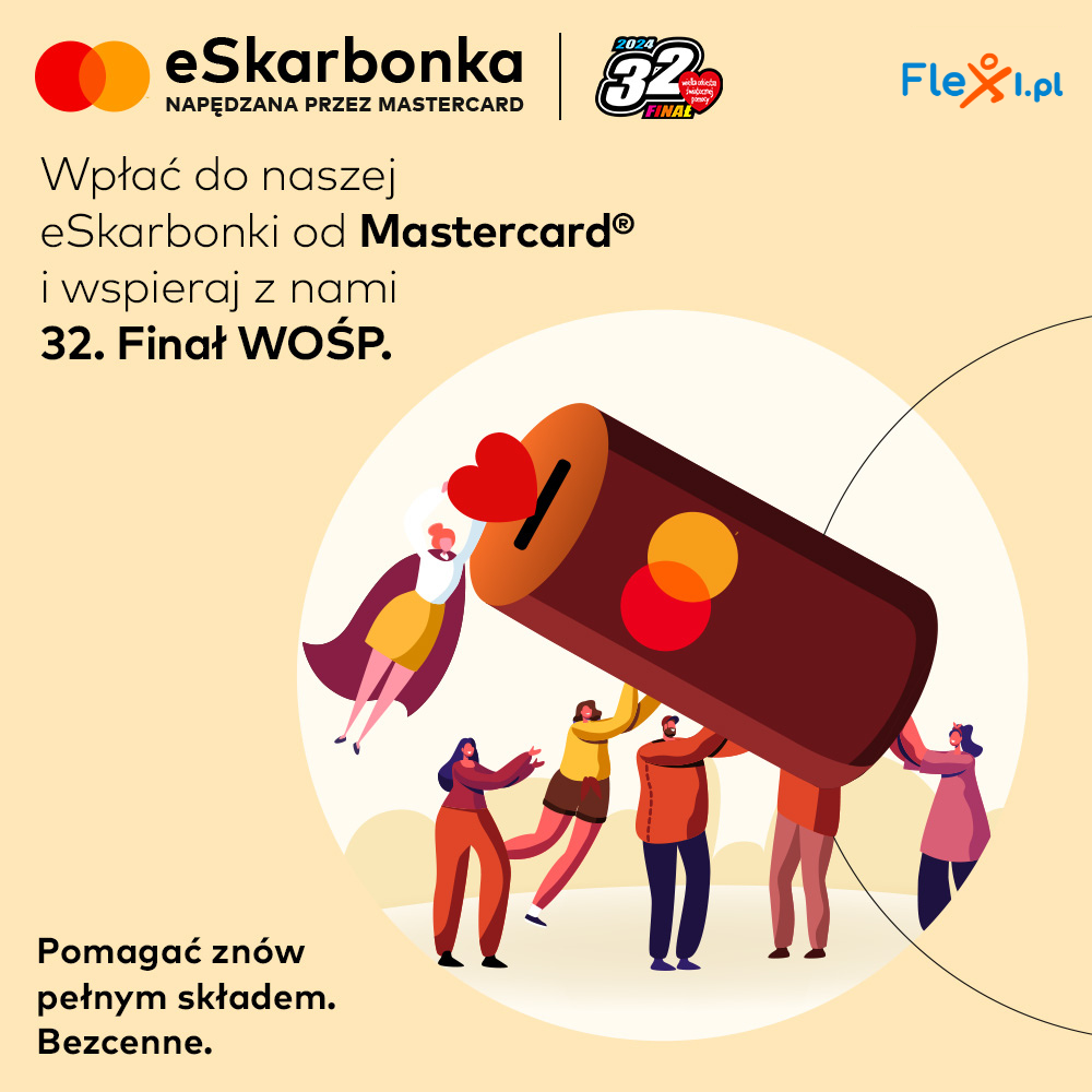 Flexi.pl wspiera 32. Finał WOŚP!
